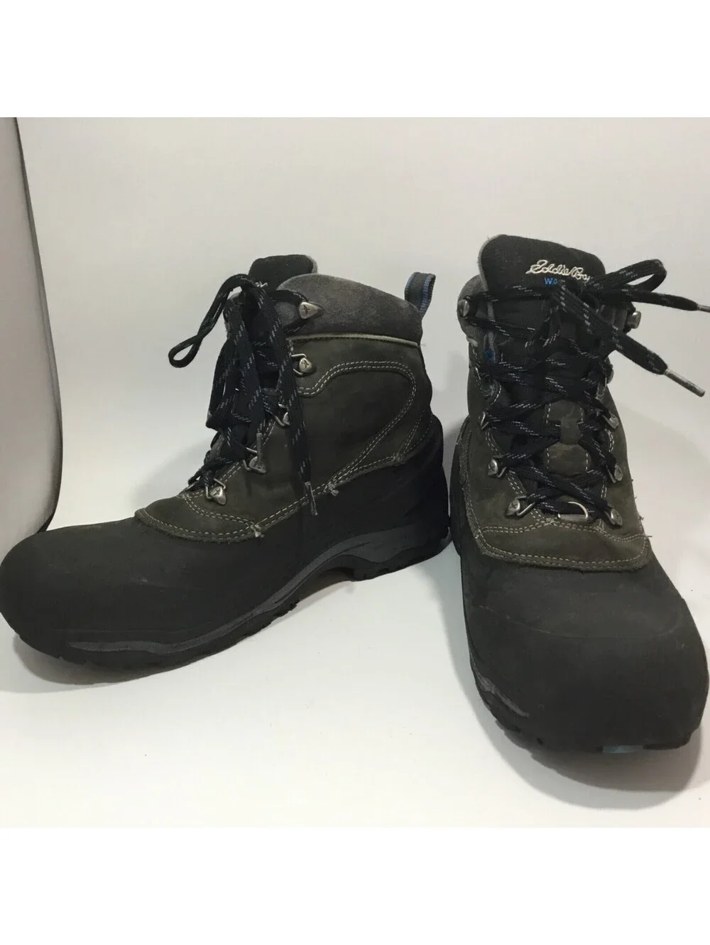 EDDIE BAUER Winter Lace Up Thermafill Weatheredge Boots Mens size 10